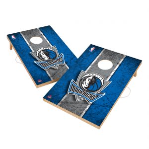Dallas Mavericks 2′ x 3′ Solid Wood Cornhole Board Set