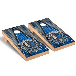 Dallas Mavericks 2′ x 4′ Weathered Museum Cornhole Board Set