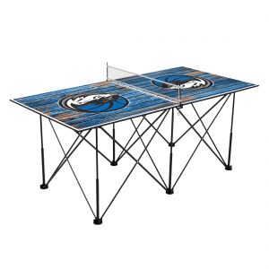 Dallas Mavericks 6′ Weathered Design Pop Up Table Tennis Set