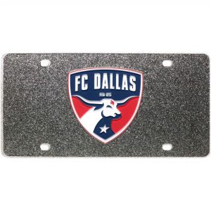 FC Dallas Acrylic Glitter License Plate