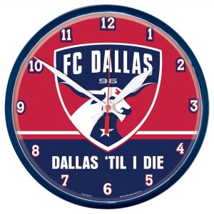 FC Dallas WinCraft 12.75″ Round Wall Clock