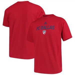 FC Dallas adidas Youth Locker Stacked T-Shirt