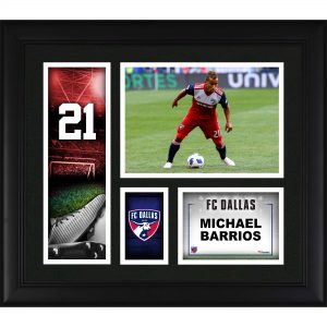 Michael Barrios FC Dallas Framed 15” x 17” Player Collage
