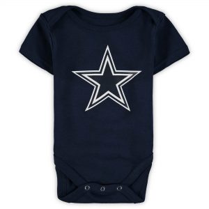 Newborn & Infant Dallas Cowboys Navy Team Logo Bodysuit