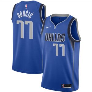 Nike Luka Doncic Dallas Mavericks Royal 2020/21 Swingman Jersey