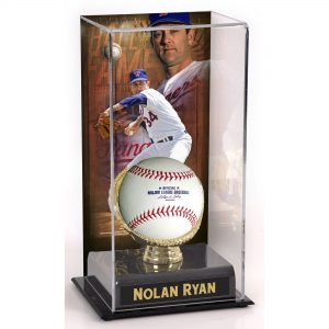 Nolan Ryan Texas Rangers Hall of Fame Sublimated Display Case with Image
