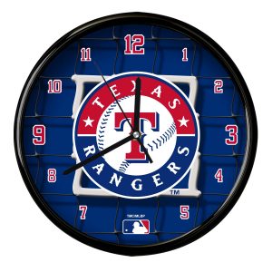 Texas Rangers 12” Team Net Clock