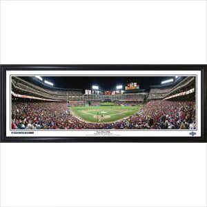 Texas Rangers 39″ x 13.5″ Top of the Fifth Standard Black Framed Panoramic