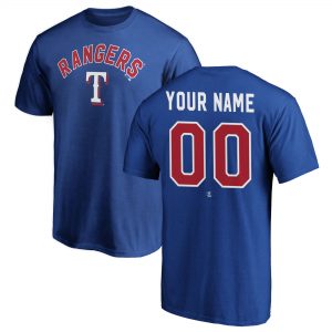Texas Rangers Personalized Team Winning Streak Name & Number T-Shirt