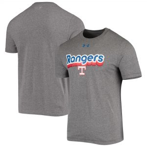 Texas Rangers Under Armour Tri-Blend Performance T-Shirt